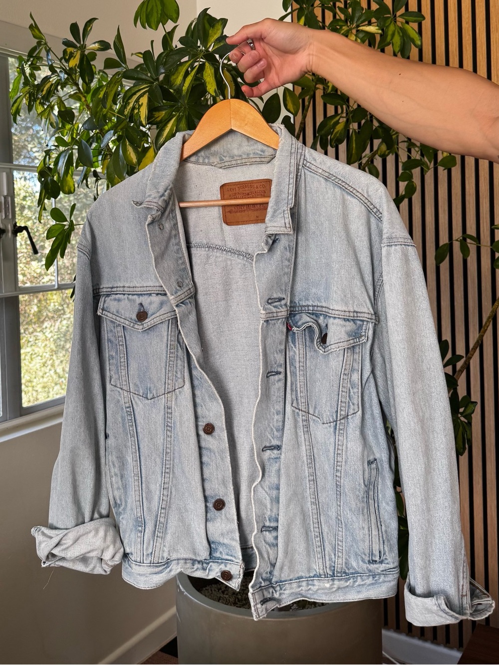 Levi's Light Wash Vintage Oversized Denim Jacket